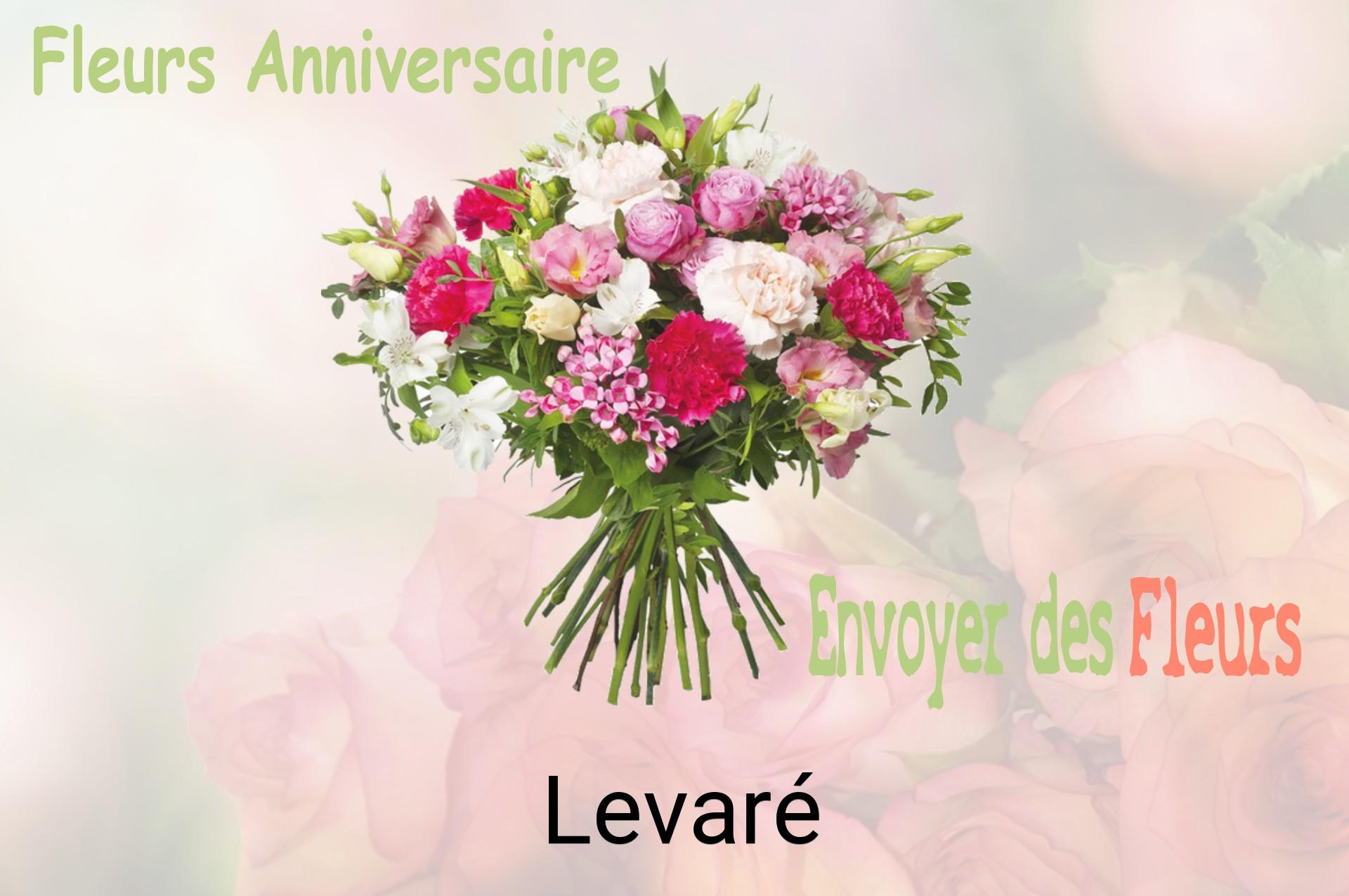Bouquet de fleurs d’anniversaire livré à Levaré