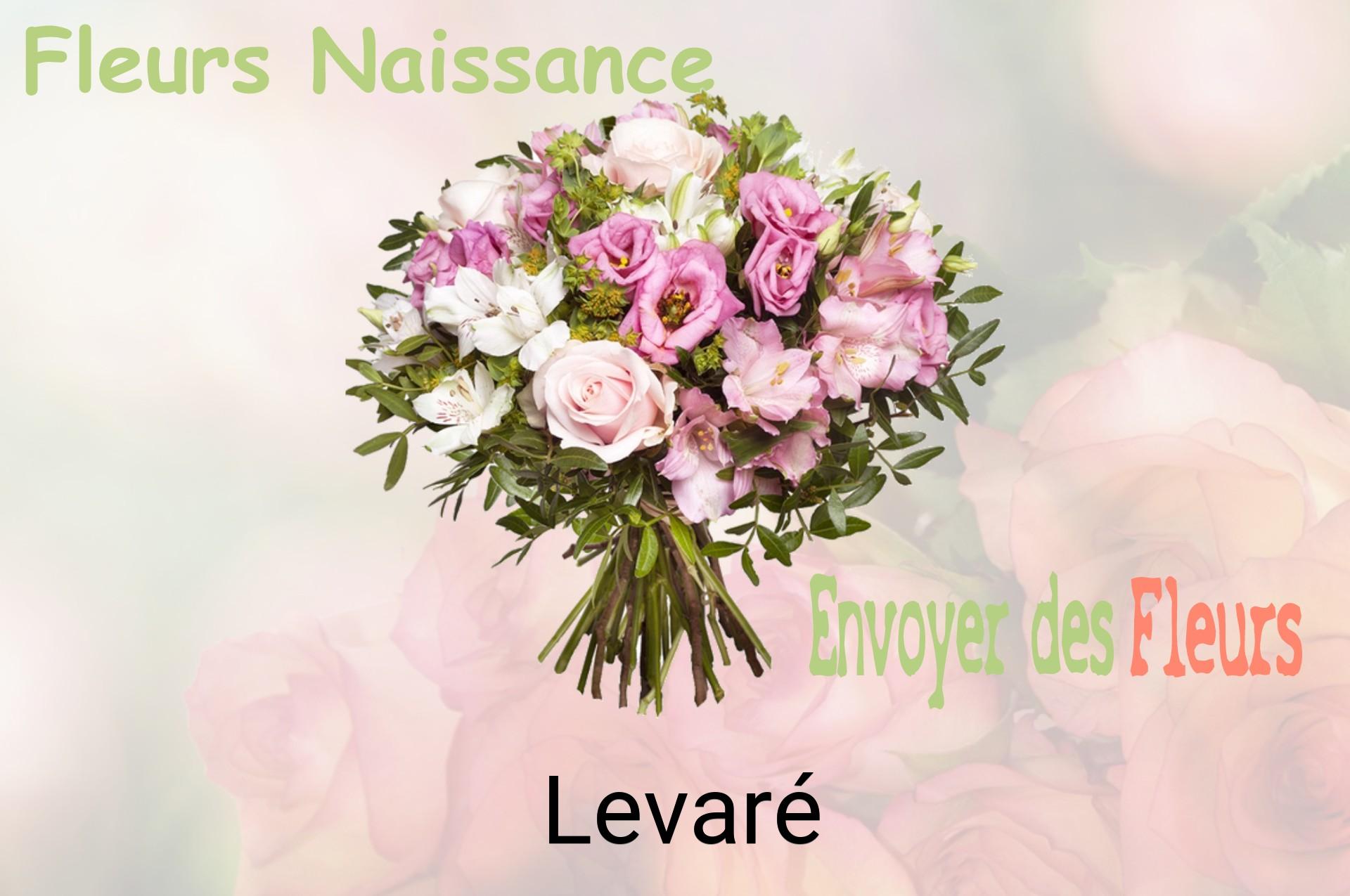 Bouquet de fleurs de naissance livré à Levaré